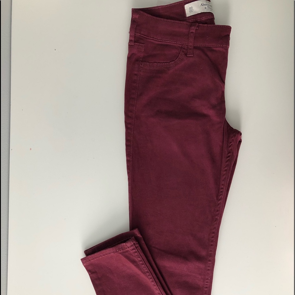Abercrombie & Fitch High rise super skinny jeans